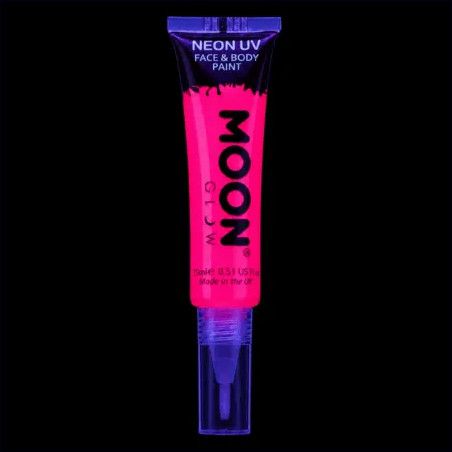 Maquillage Fluo avec Applicateur Pinceau - 15 ml - Rose